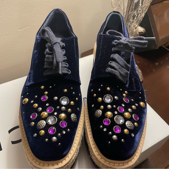 PRADA NEW!! Oxford platform derby 38.5 - Picture 2 of 9